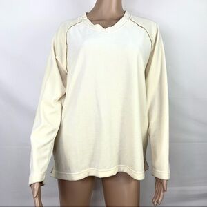 Catalina Women’s Sweater Yellow Pullover Sz L